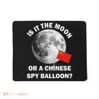 Is It The Moon Or A Chinese Spy Balloon Mousepad thumb 0