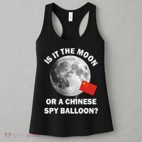 Is It The Moon Or A Chinese Spy Balloon Women's Tank Top thumb 3