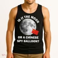 Is It The Moon Or A Chinese Spy Balloon Tank Top thumb 3
