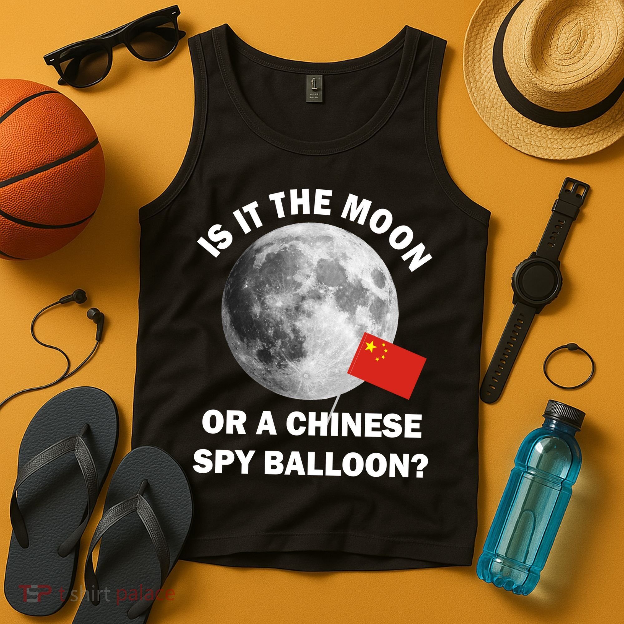 Is It The Moon Or A Chinese Spy Balloon Tank Top