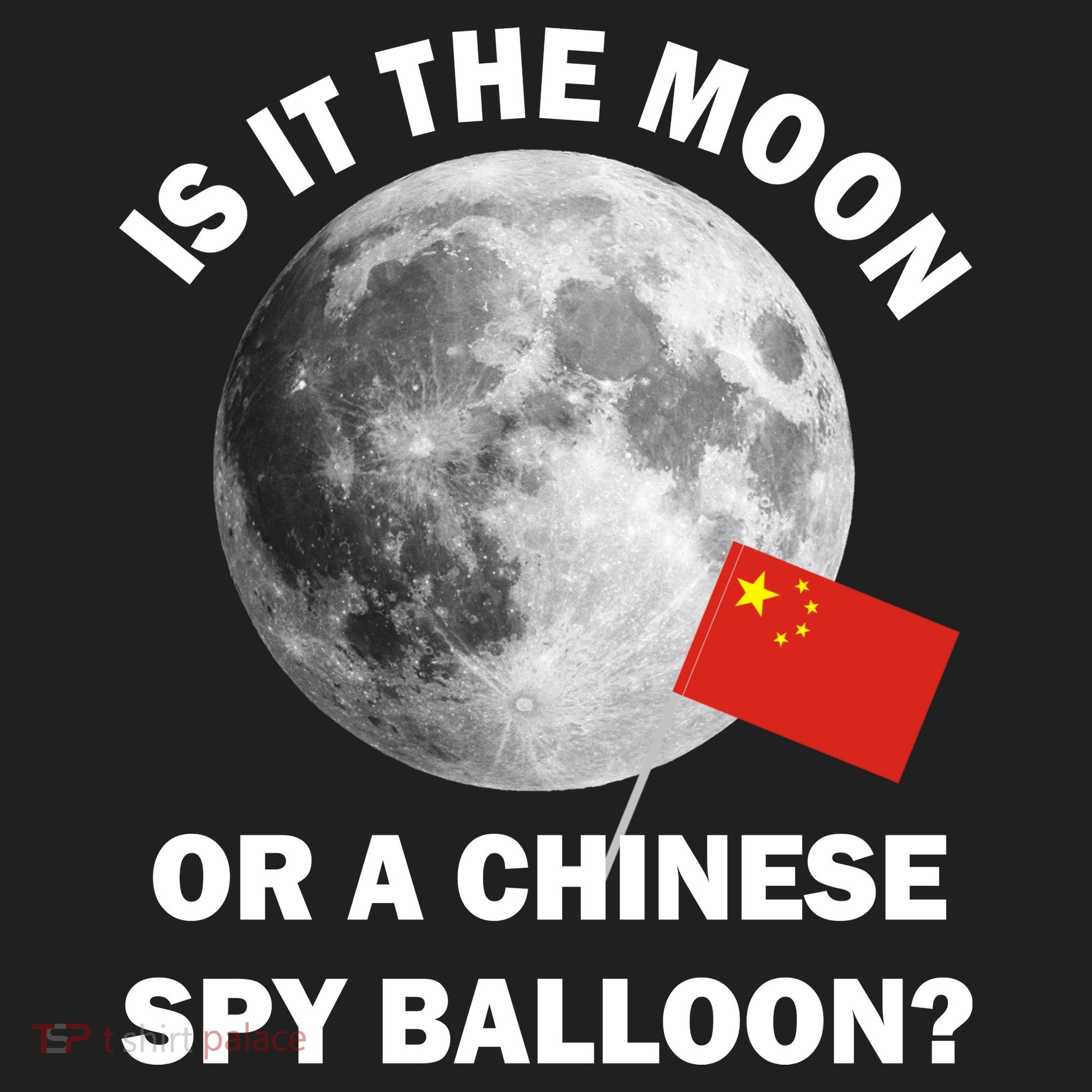Is It The Moon Or A Chinese Spy Balloon Golf Towel