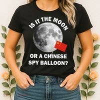 Is It The Moon Or A Chinese Spy Balloon Women's T-Shirt thumb 2