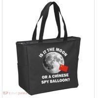 Is It The Moon Or A Chinese Spy Balloon Tote Bag thumb 2
