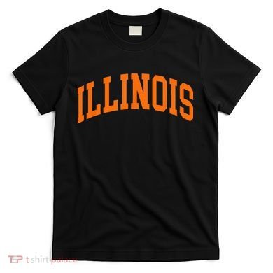 Illinois IL Throwback Design Classic T-Shirt