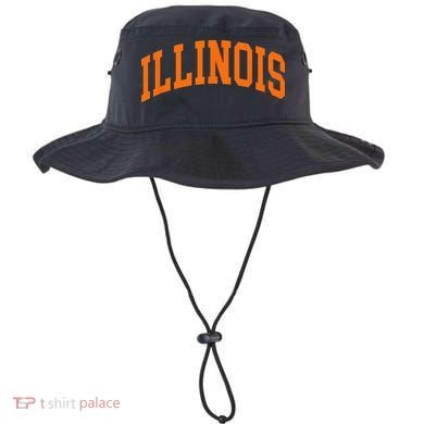 Illinois IL Throwback Design Classic Bucket Hat