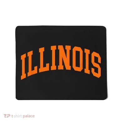 Illinois IL Throwback Design Classic Mousepad