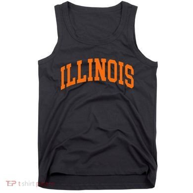 Illinois IL Throwback Design Classic Tank Top