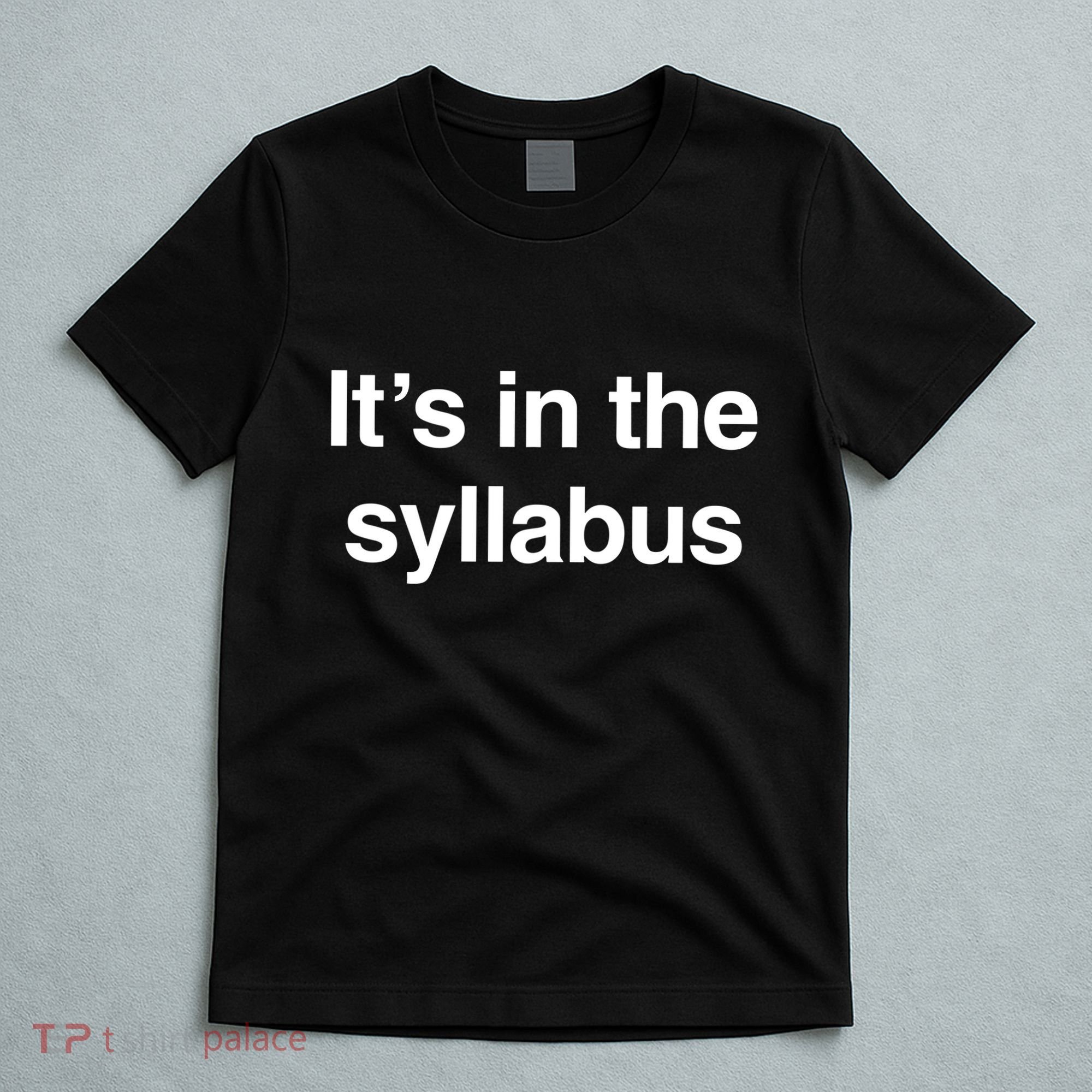 ItS In The Syllabus T-Shirt