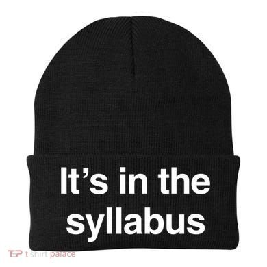 ItS In The Syllabus Beanie