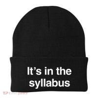 ItS In The Syllabus Beanie thumb 0