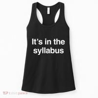 ItS In The Syllabus Women's Tank Top thumb 0