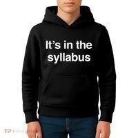 ItS In The Syllabus Kids Hoodie thumb 4