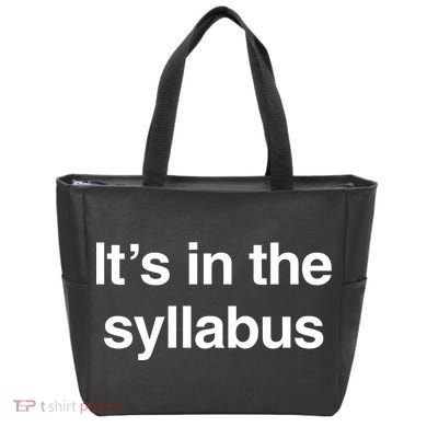ItS In The Syllabus Tote Bag