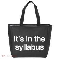 ItS In The Syllabus Tote Bag thumb 0