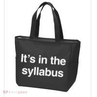 ItS In The Syllabus Tote Bag thumb 3