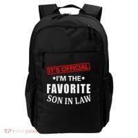 Its Im The Favorite Son In Law Backpack thumb 0