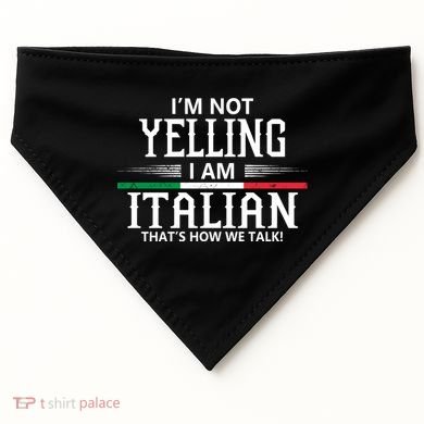 Italian USA-Made Doggie Bandana