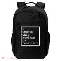 I Incite This Meeting To Rebellion Backpack thumb 0
