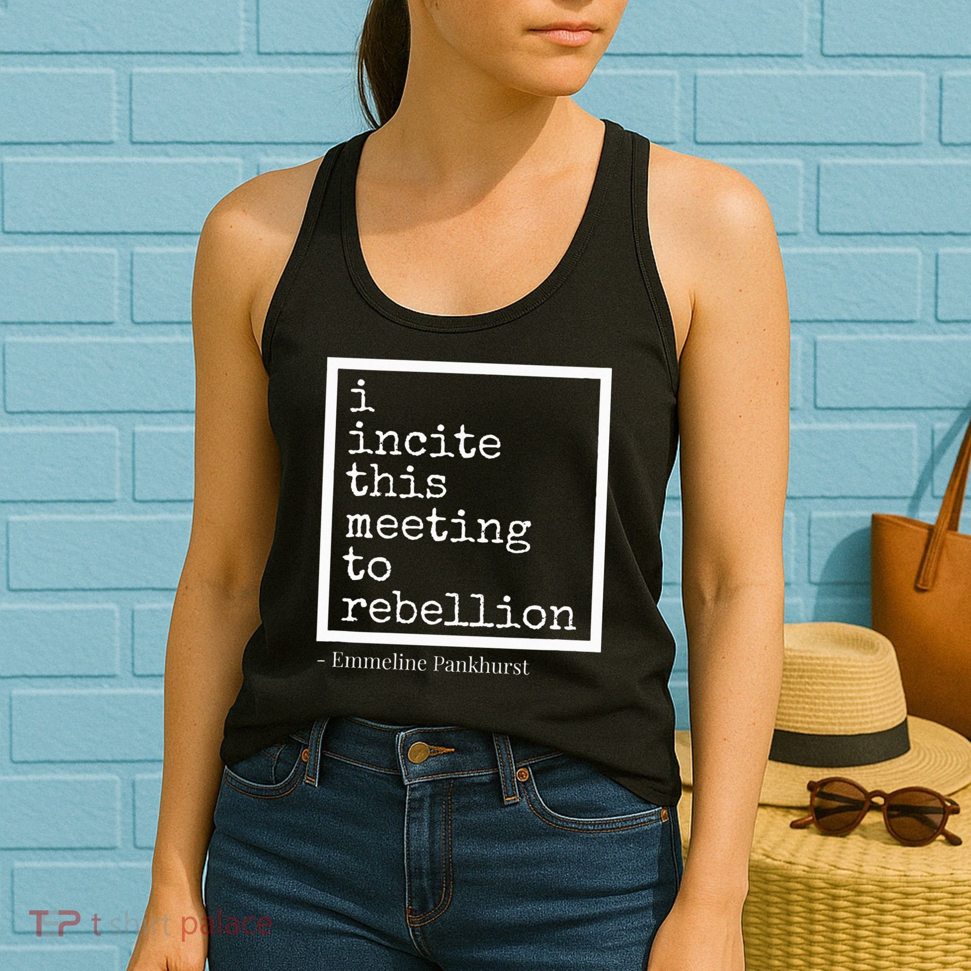 I Incite This Meeting To Rebellion Women's Tank Top
