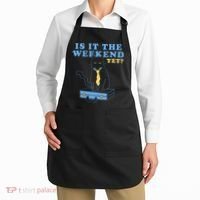 Is It The Weekend Yet Funny Cat Apron thumb 2