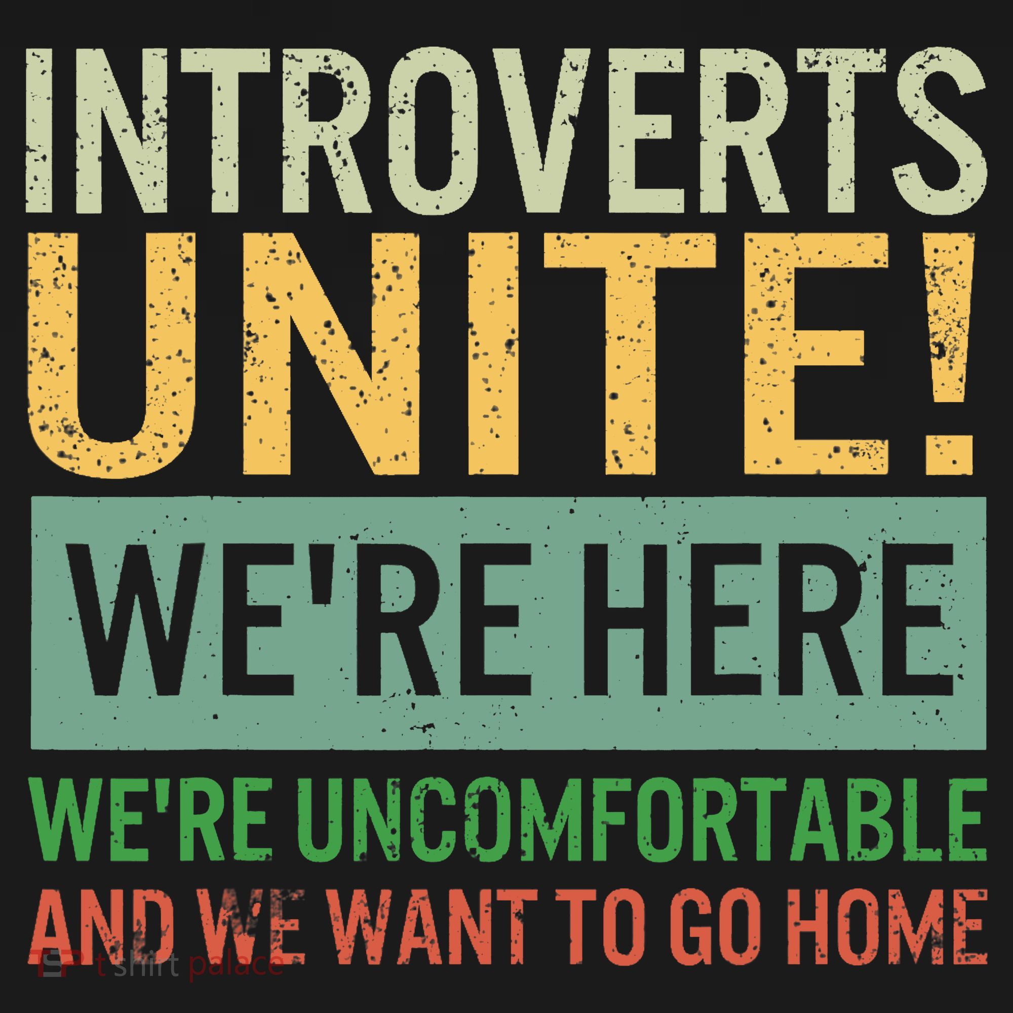 Introvert Introverts Unite Here Uncomfortable Want Go Home Ornament