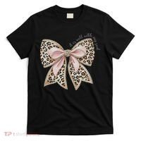 It Is Well With My Soul Inspired Faith Bible Bow Christian T-Shirt thumb 0