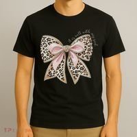 It Is Well With My Soul Inspired Faith Bible Bow Christian T-Shirt thumb 3