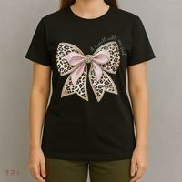 It Is Well With My Soul Inspired Faith Bible Bow Christian T-Shirt thumb 4