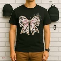 It Is Well With My Soul Inspired Faith Bible Bow Christian T-Shirt thumb 6