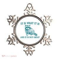 It Is What It Is And It Is Not Great Raccoon Ornament thumb 0