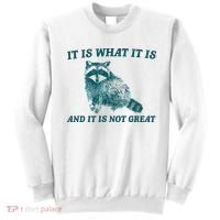 It Is What It Is And It Is Not Great Sweatshirt thumb 0