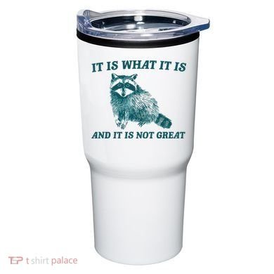 It Is What It Is And It Is Not Great Tumbler