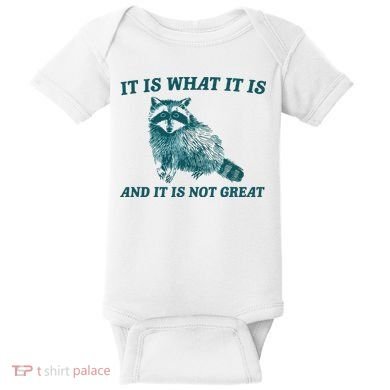 It Is What It Is And It Is Not Great Baby Bodysuit