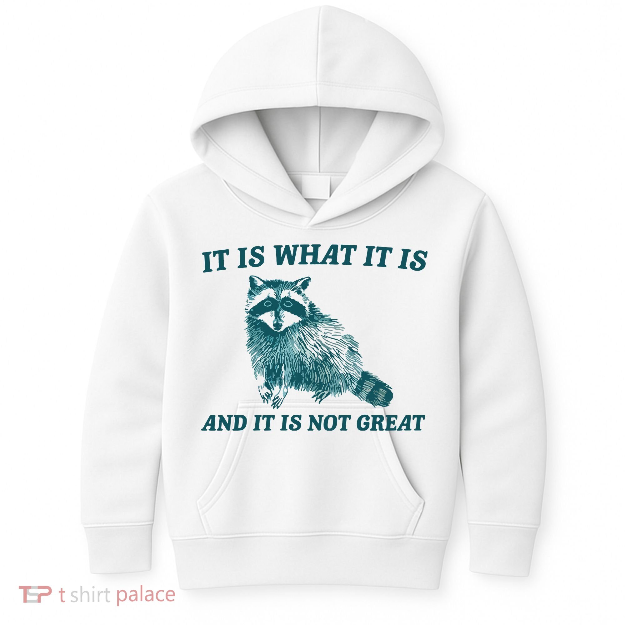 It Is What It Is And It Is Not Great Kids Hoodie