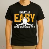 If It Was Easy More Boy Would Do It Gymnastics T-Shirt thumb 3