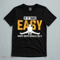 If It Was Easy More Boy Would Do It Gymnastics T-Shirt thumb 5
