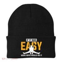 If It Was Easy More Boy Would Do It Gymnastics Beanie thumb 0