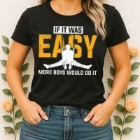 If It Was Easy More Boy Would Do It Gymnastics Women's T-Shirt thumb 2