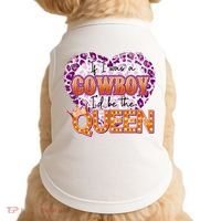 If I Was A Cowboy I'd Be The Queen Doggie Tank thumb 0