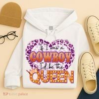 If I Was A Cowboy I'd Be The Queen Hoodie thumb 4