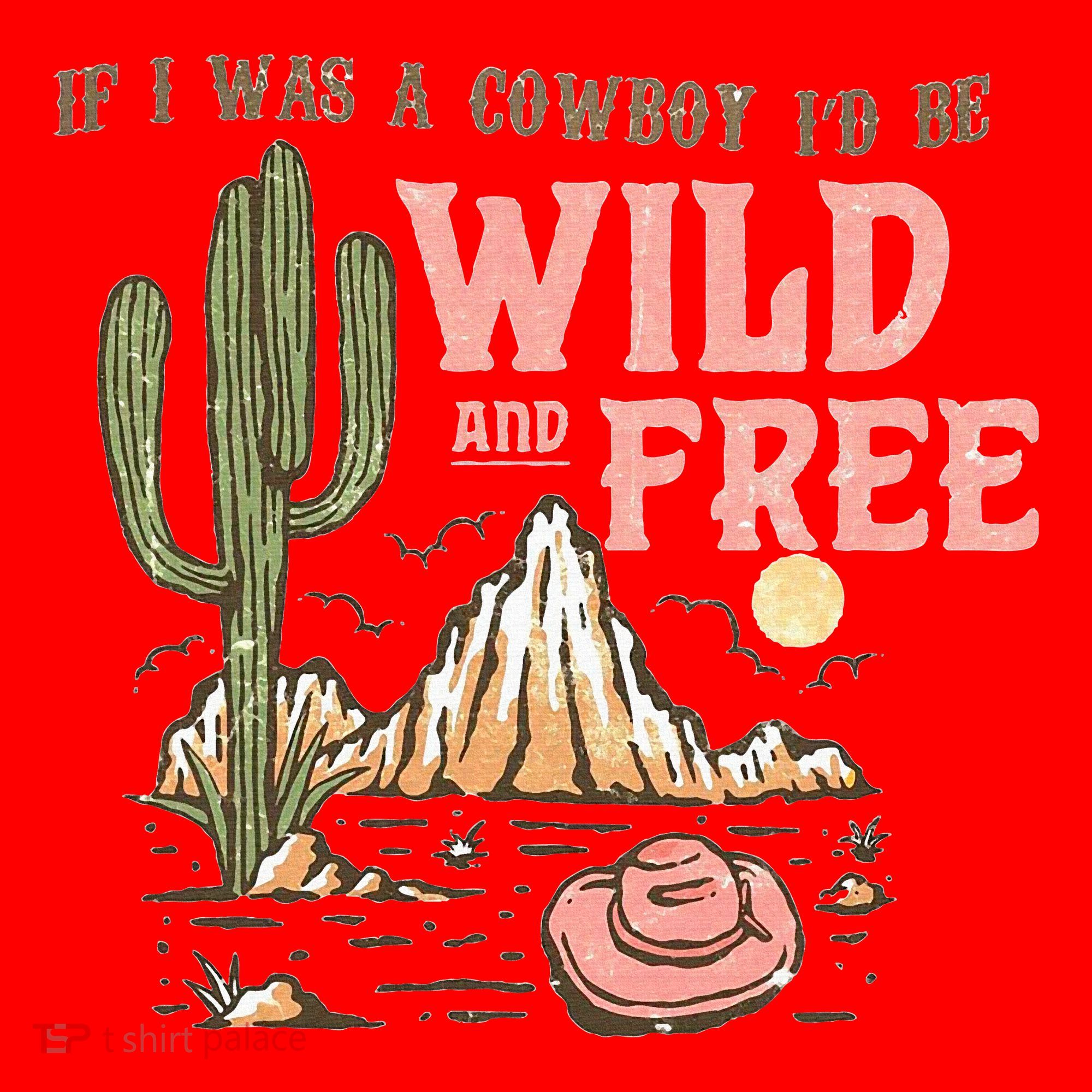 If I Was A Cowboy Wild And Free Santa Hat