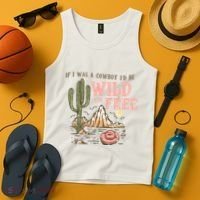 If I Was A Cowboy Wild And Free Tank Top thumb 4