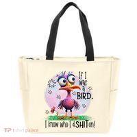 If I Was A Bird I Know Who ID Shit On Tote Bag thumb 0