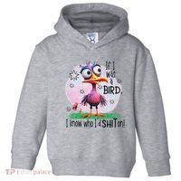 If I Was A Bird I Know Who ID Shit On Toddler Hoodie thumb 0
