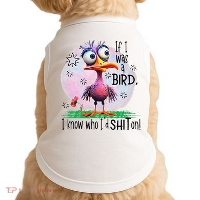 If I Was A Bird I Know Who ID Shit On Doggie Tank