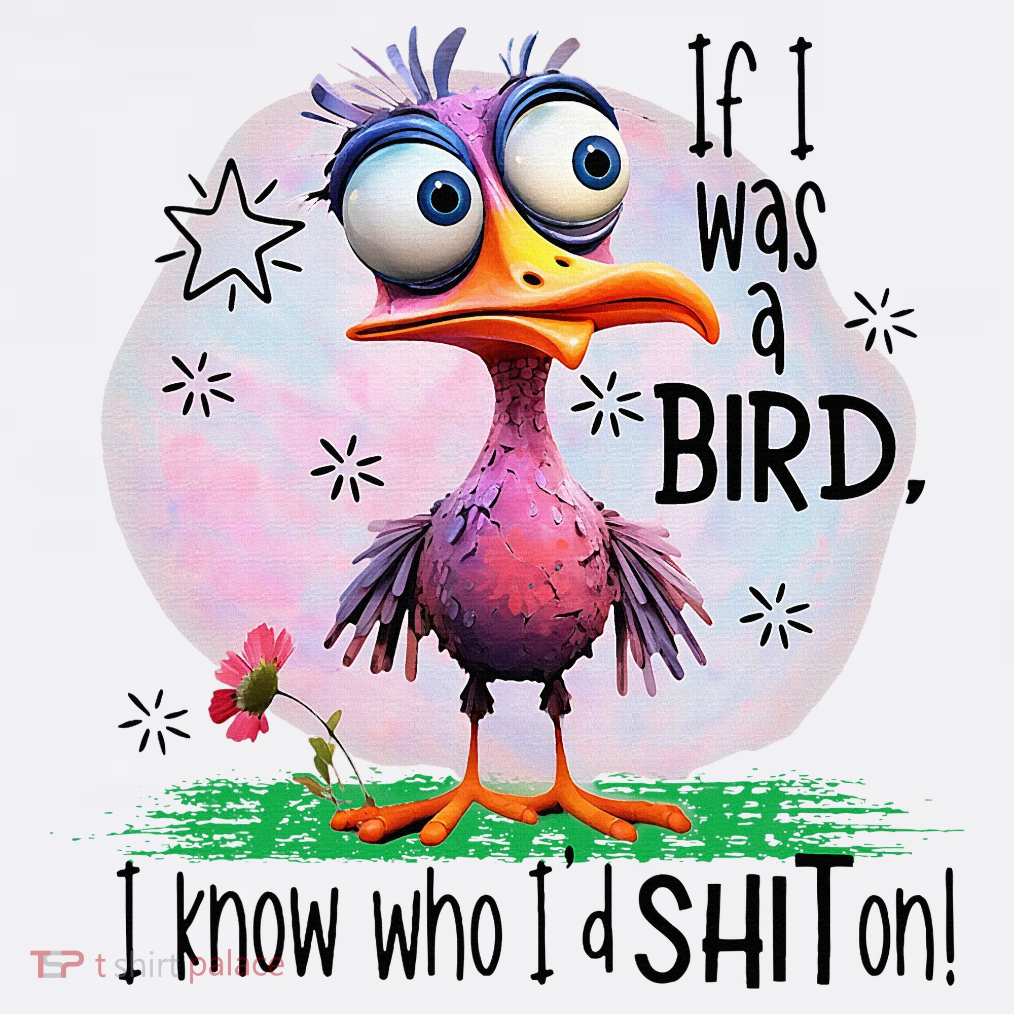 If I Was A Bird I Know Who ID Shit On T-Shirt