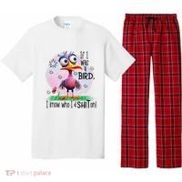 If I Was A Bird I Know Who ID Shit On Pajama Set thumb 0