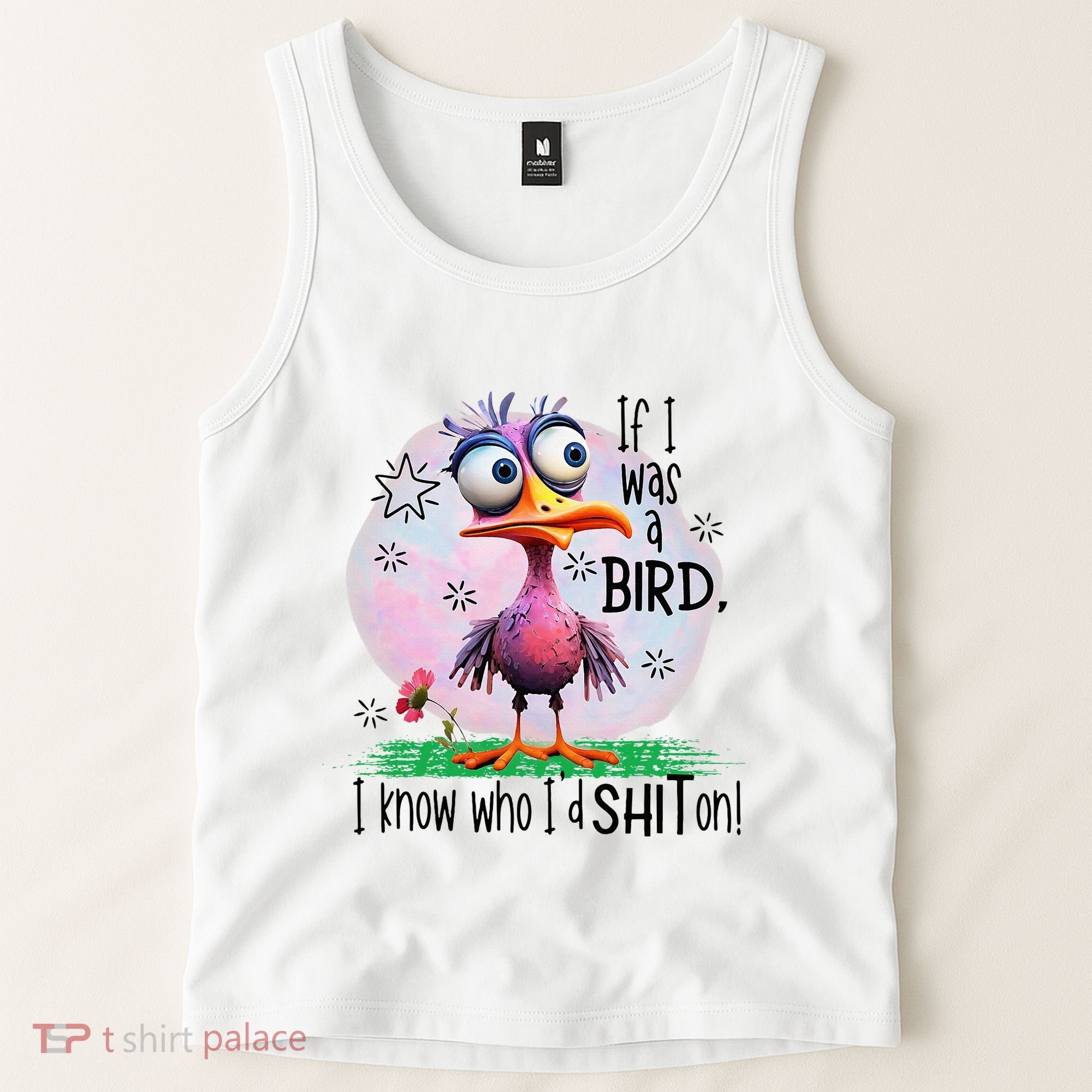 If I Was A Bird I Know Who ID Shit On Tank Top
