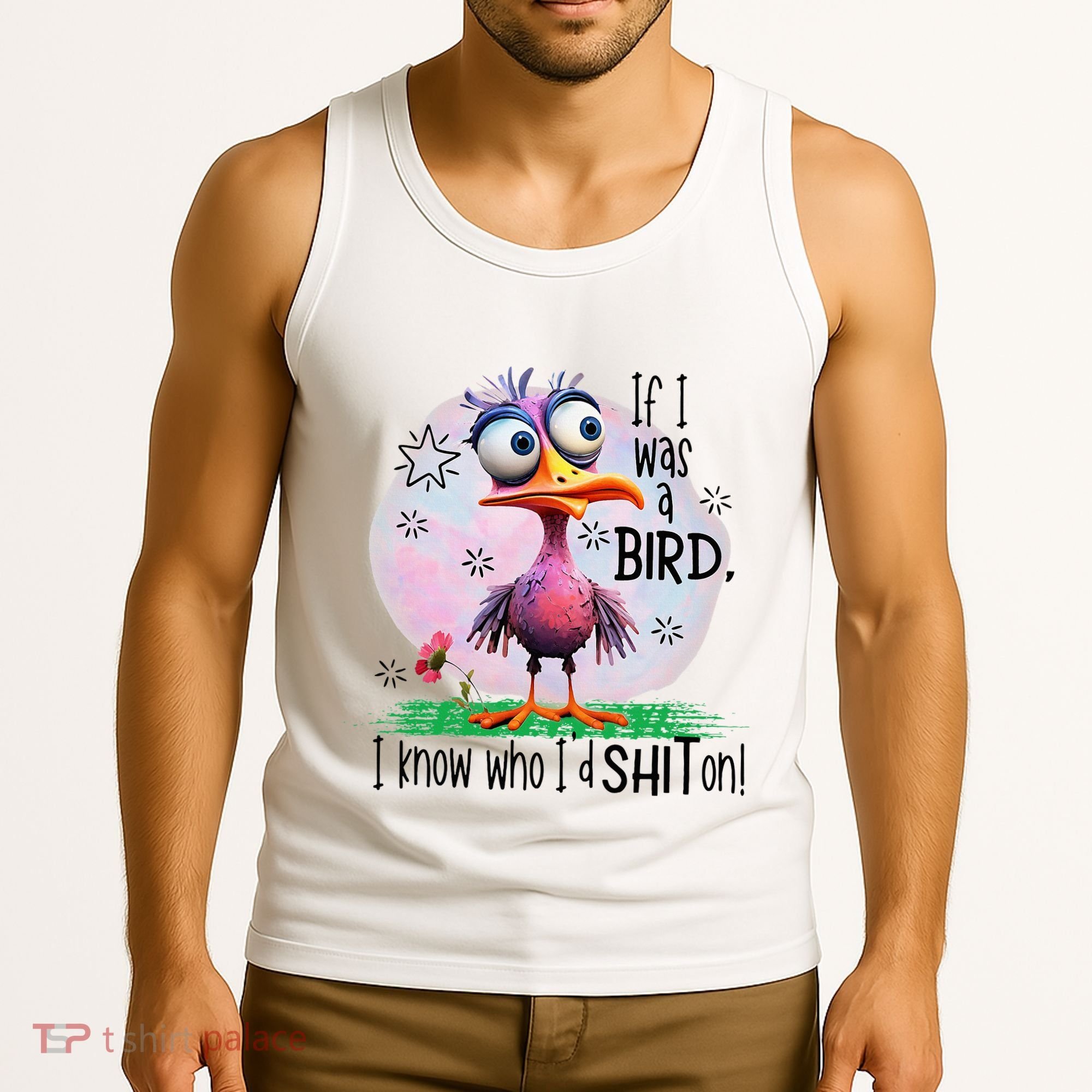 If I Was A Bird I Know Who ID Shit On Tank Top