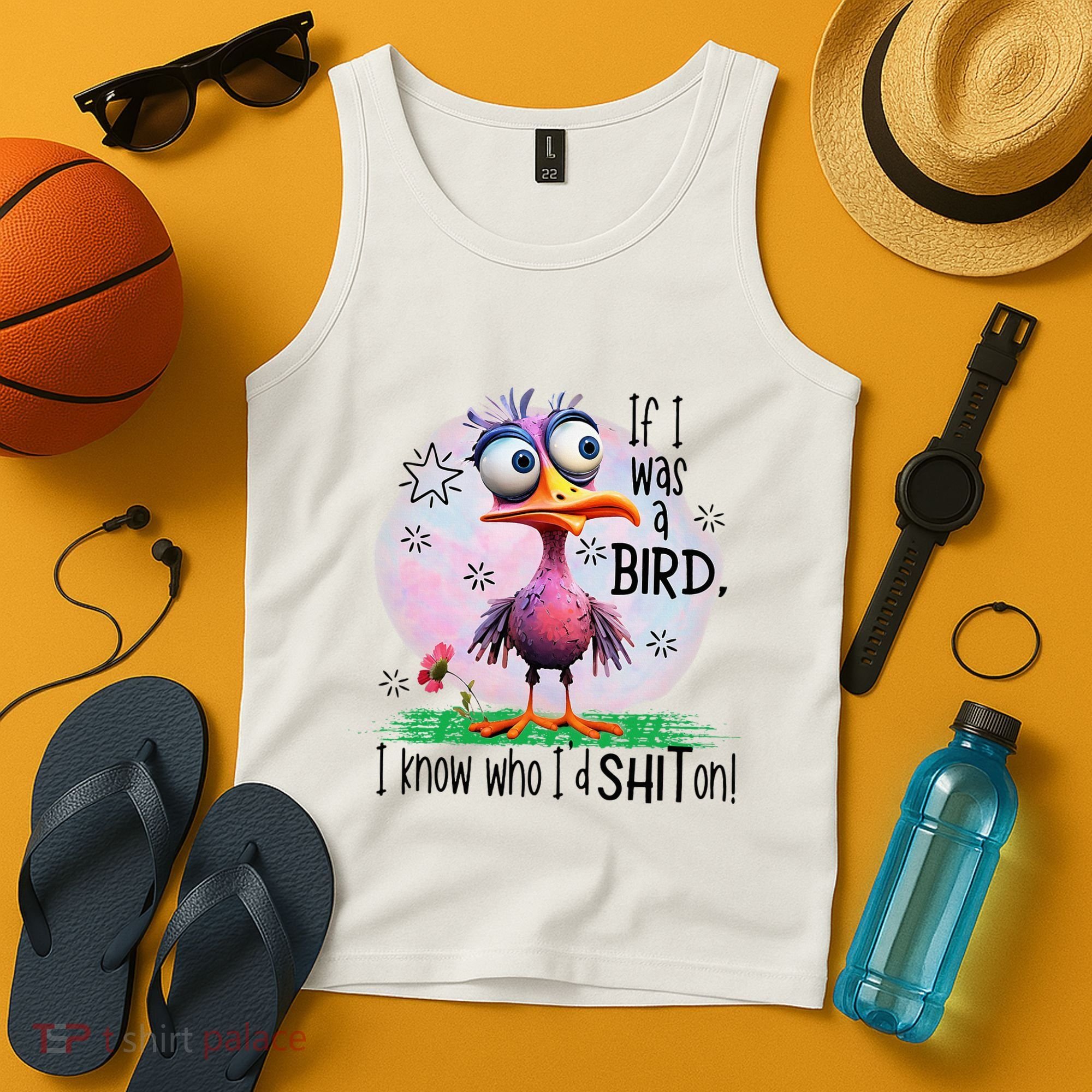 If I Was A Bird I Know Who ID Shit On Tank Top
